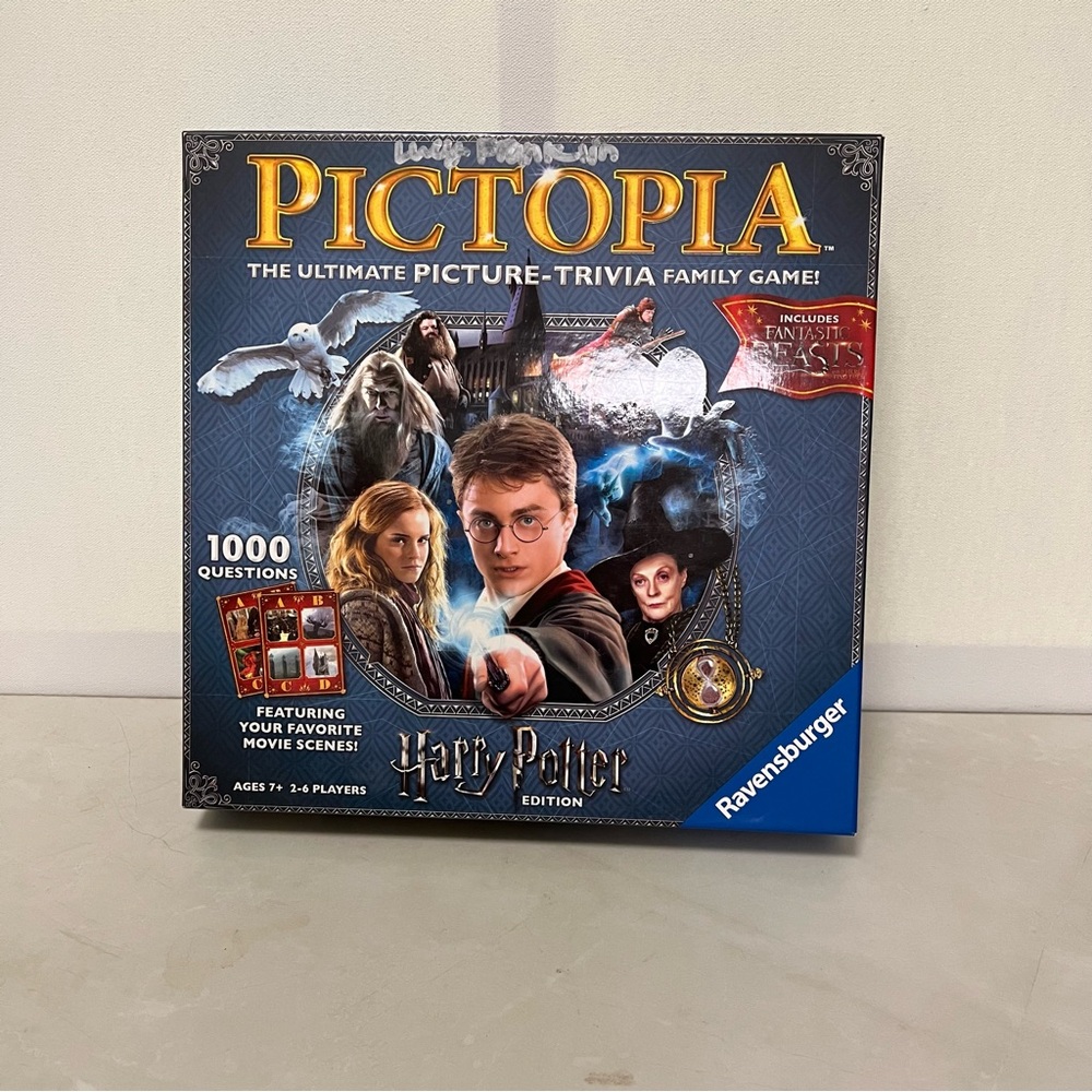 Ravensburger Pictopia Harry Potter Edition Family Board Game Trivia Questions